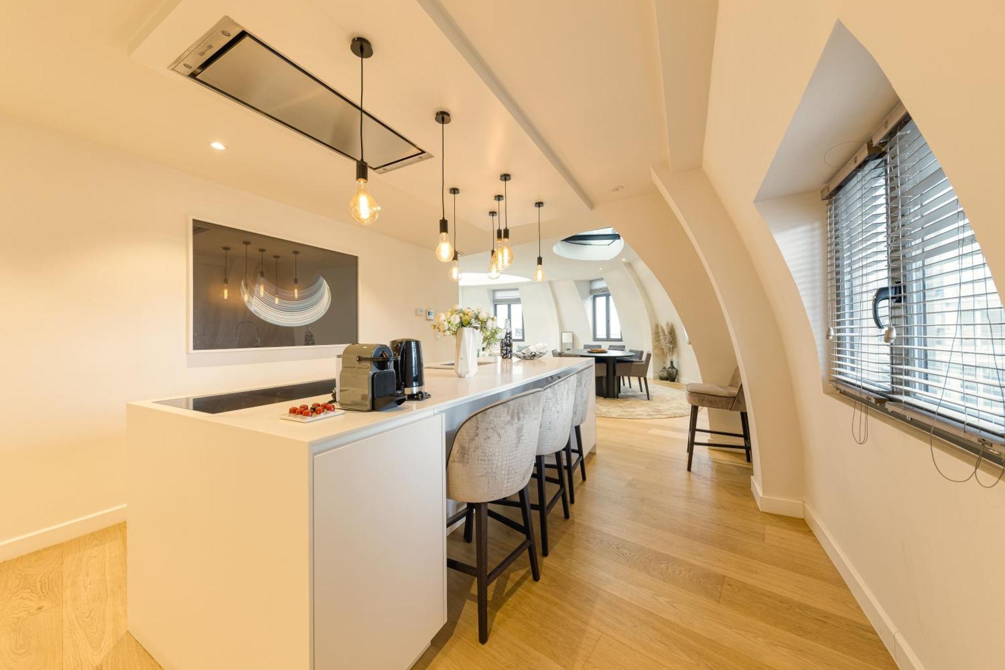 Triplex Penthouse In The City Center Bryssel Exteriör bild
